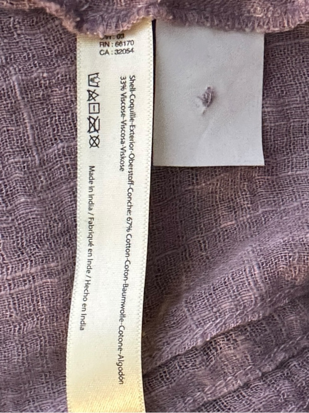 Free People FP One Mila Shirt in Lavender Purple Ethereal Dainty Romantic XS New - Picture 9 of 10